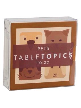 Table Topics to Go “Pets” (NWT)